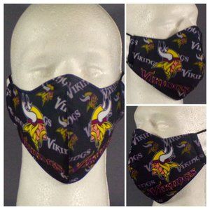 New "Minnesota Vikings" Double Layered Adult Face Mask